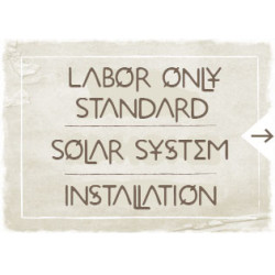 Standard Solar Installation LABOR ONLY